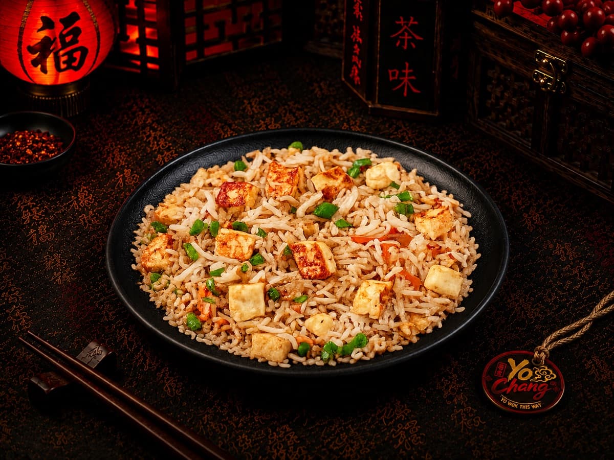 Paneer Garlic Fried Rice
