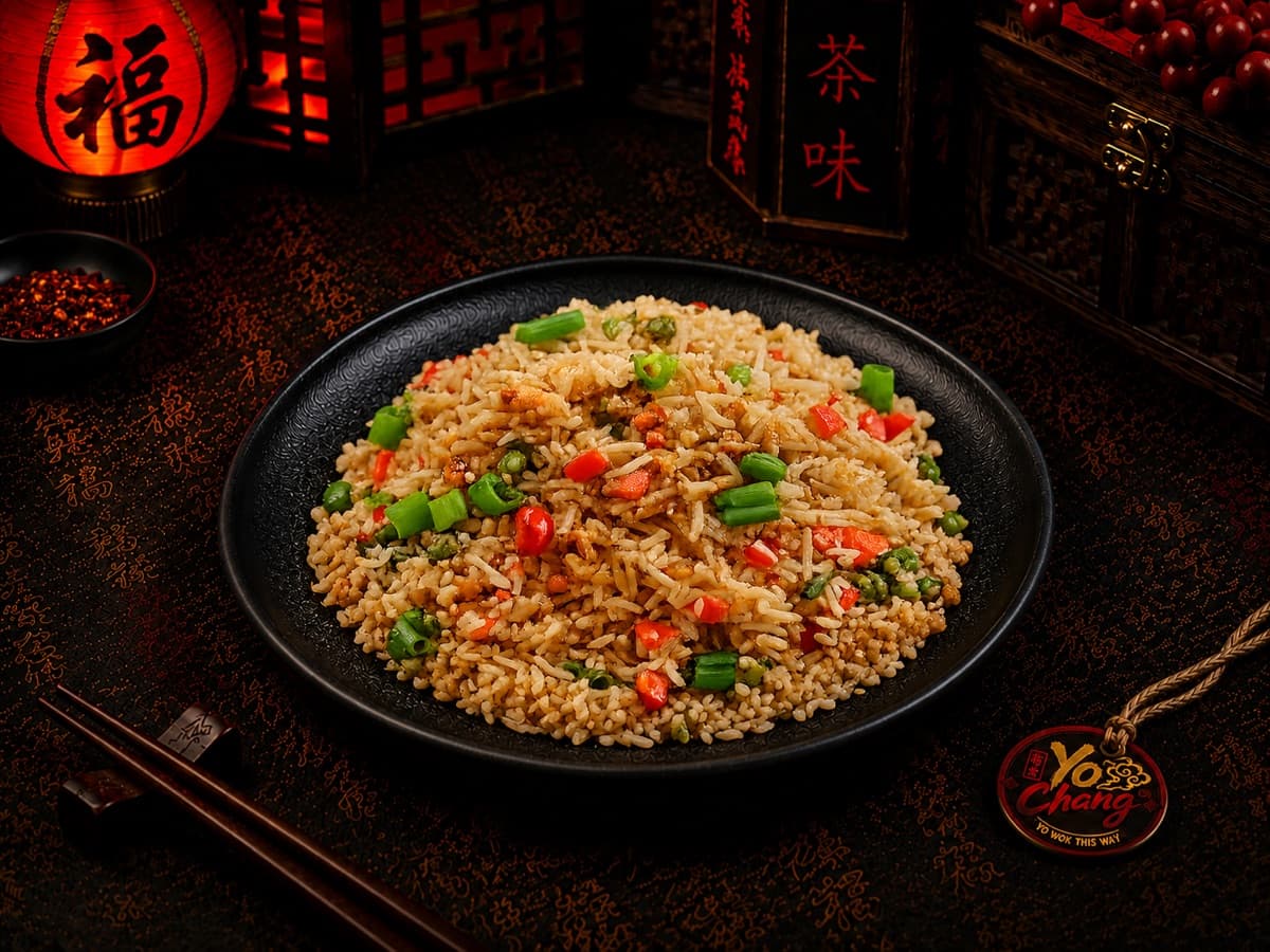 Veg Garlic Fried Rice